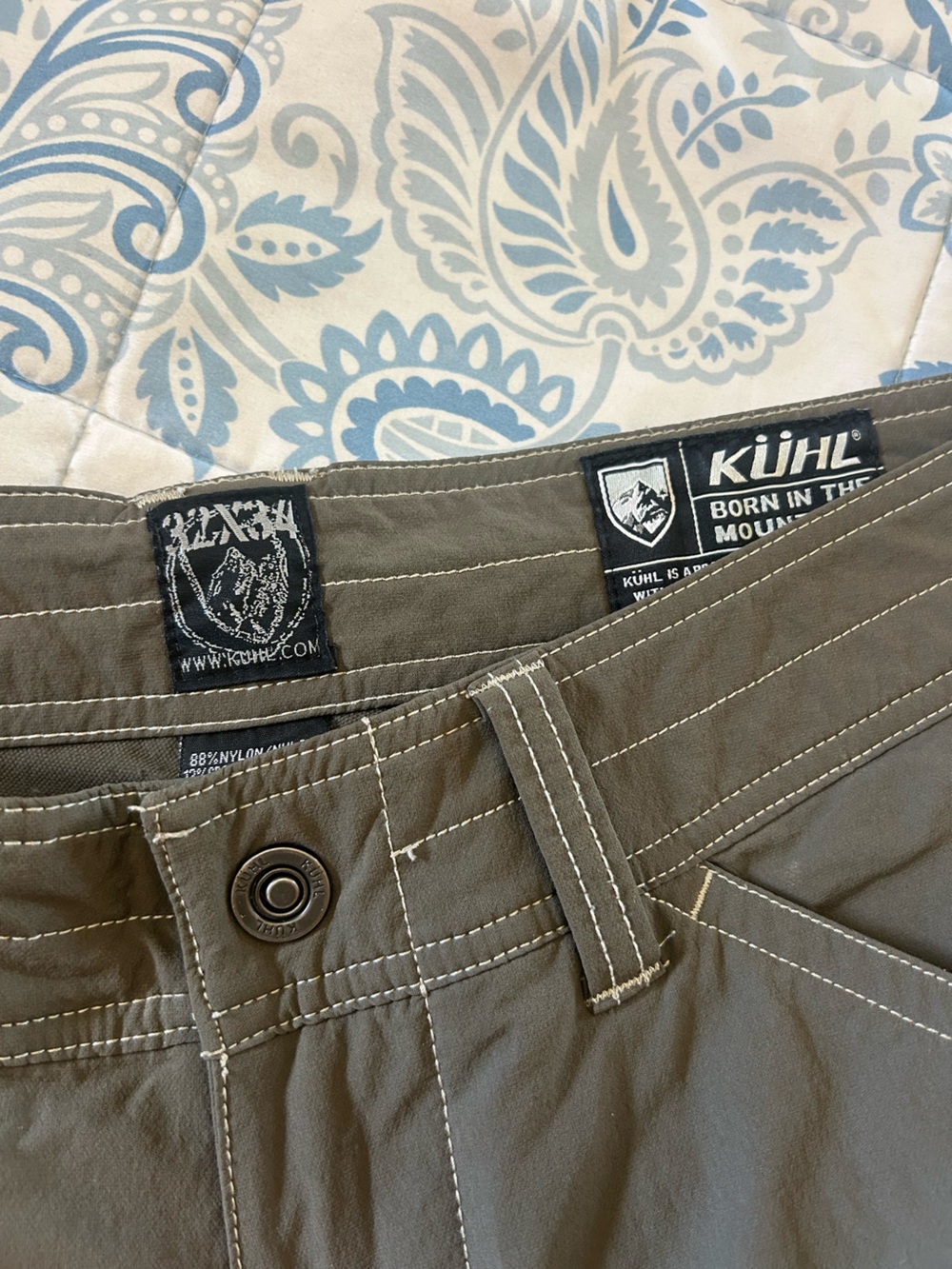 Kuhl Utility Pants with Contrast Stitching